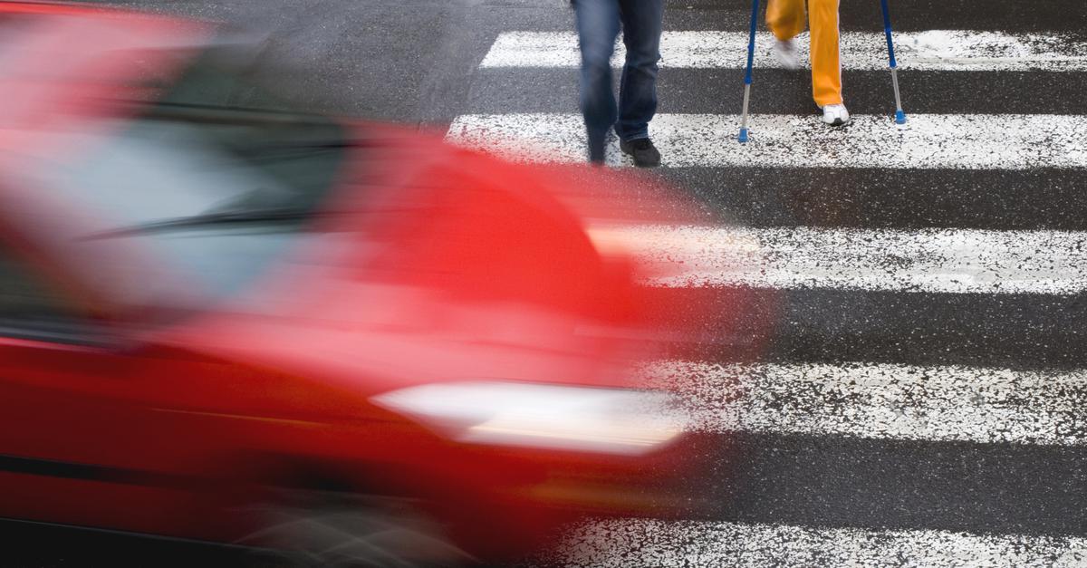 Tödliche Gefahr Im Straßenverkehr Für ältere Fußgänger